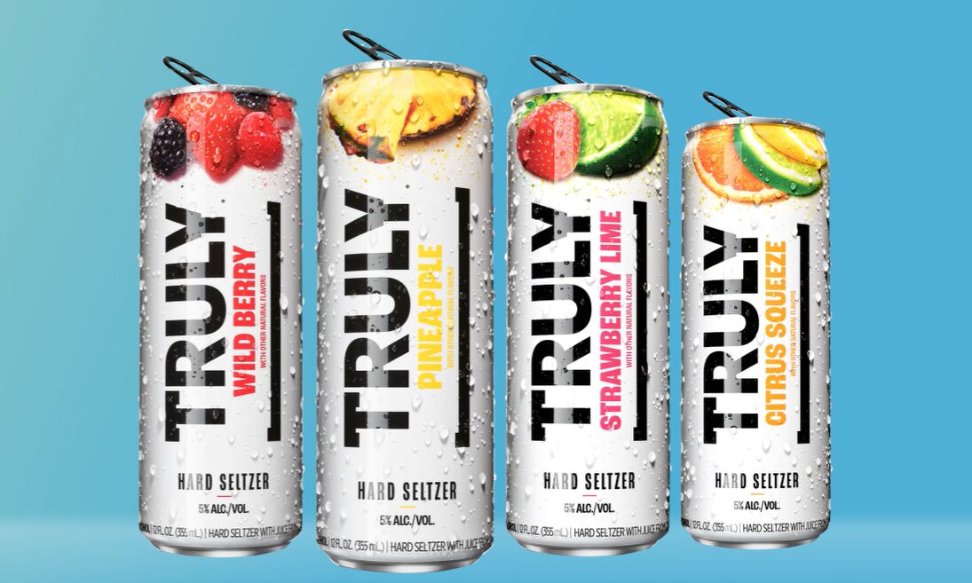 Truly seltzer cans