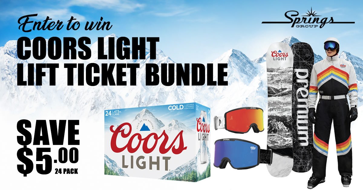 Coors Light lift ticket bundle