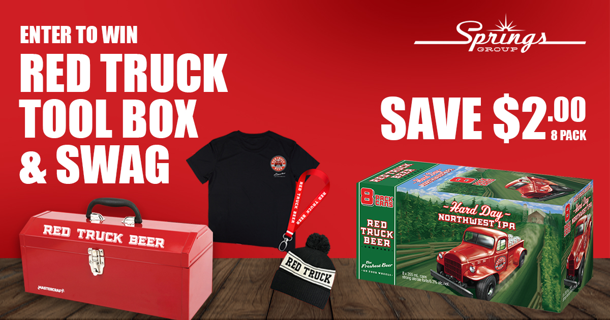 Red Truck IPA tool box giveaway