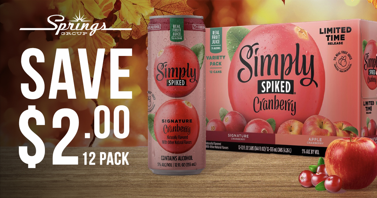 Simply Spiked Cranberry November