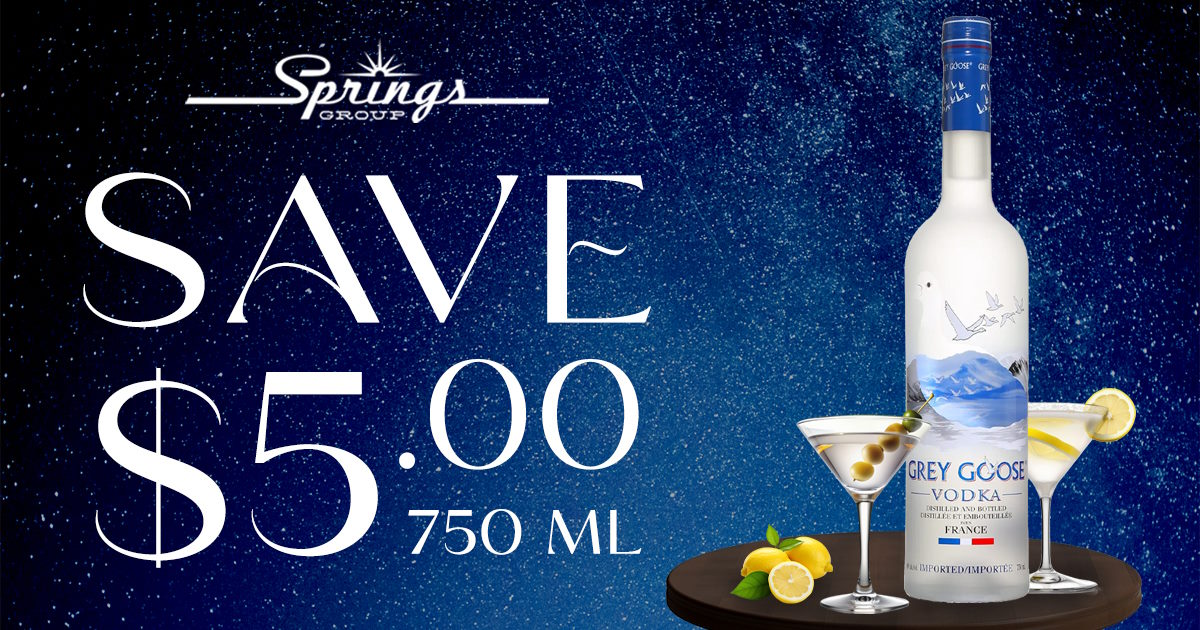 Grey Goose save $5