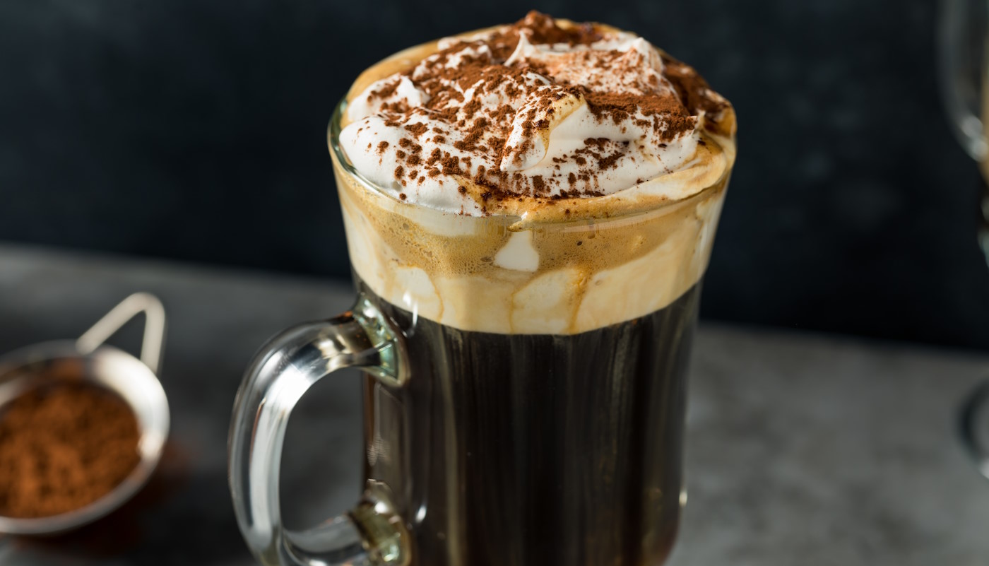 Vietnamese coffee with heavy cream