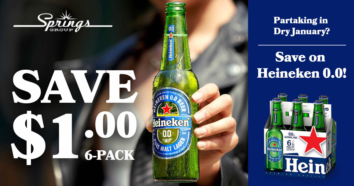 Heineken 0.0 save $1