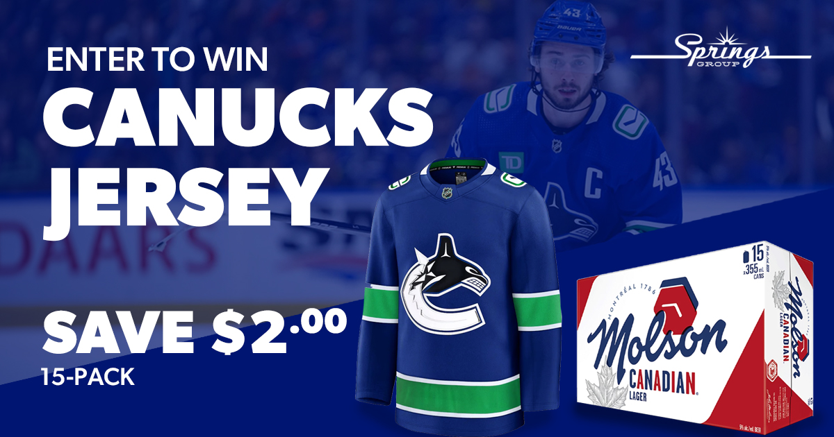 Molson Canadian Canucks jersey giveaway