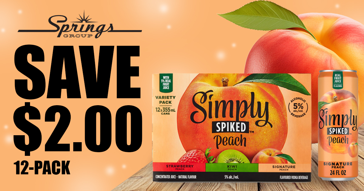 Simply Peach & Limeade Mixers save $2