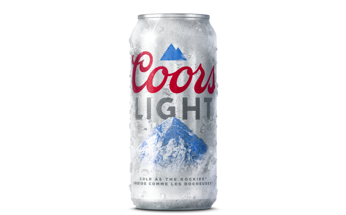 Coors light can