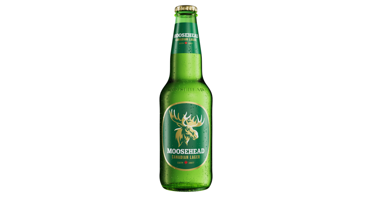 Moosehead lager bottle