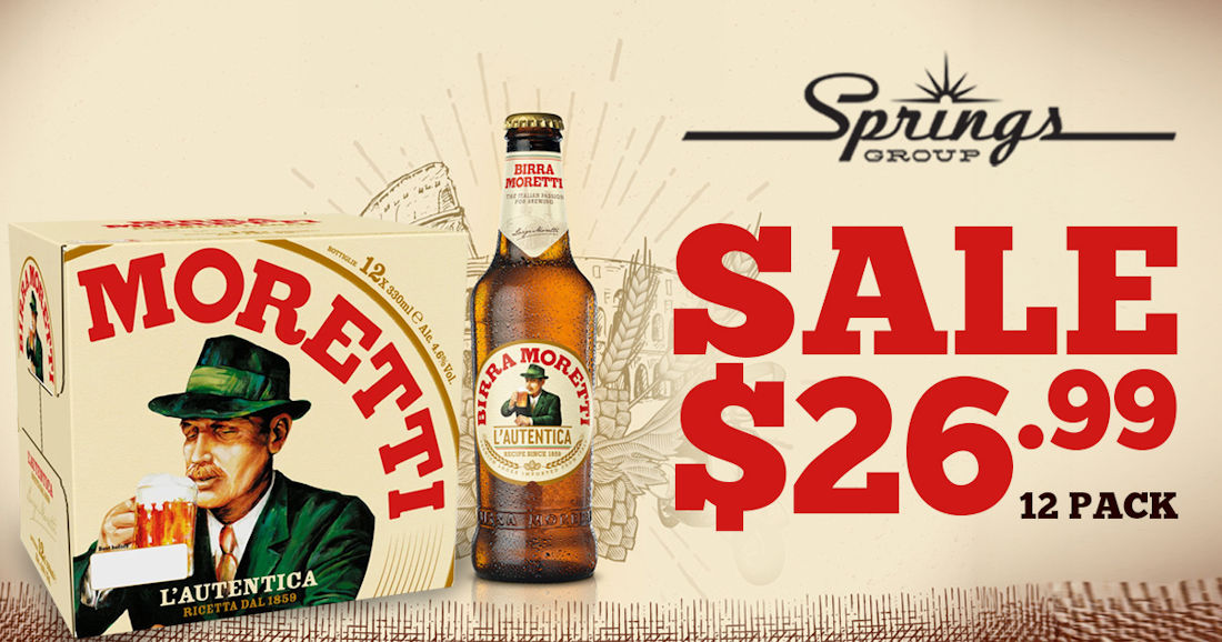 Birra Moretti - 12 pack April