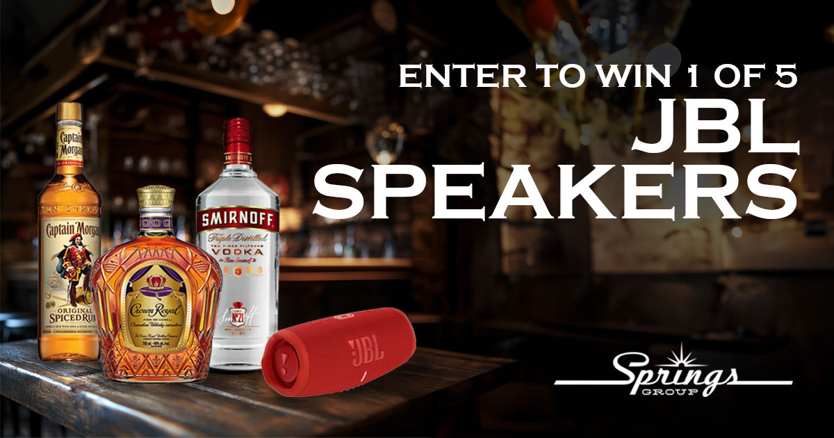 enter to win a JBL speaker