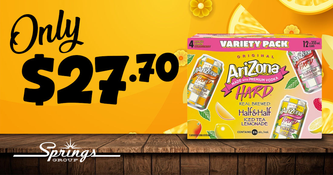 Arizona Hard half & half $27.70