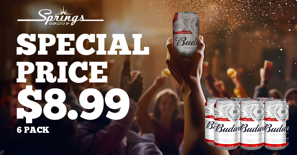 Budweiser - 6 pack May