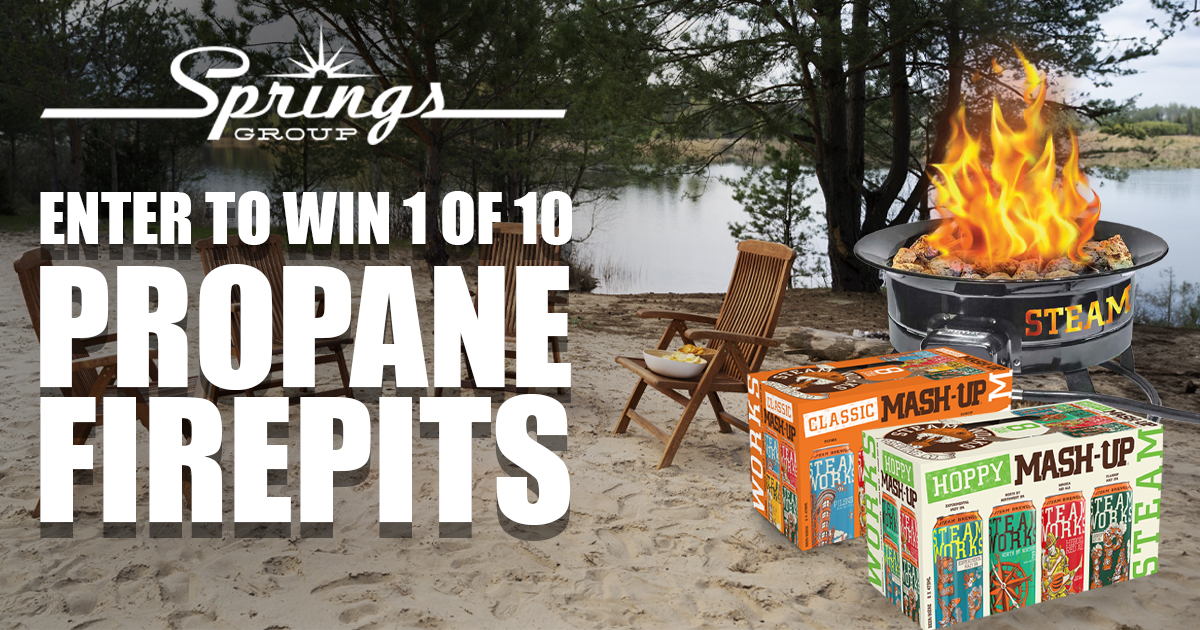 Steamworks Mashup firepit giveaway