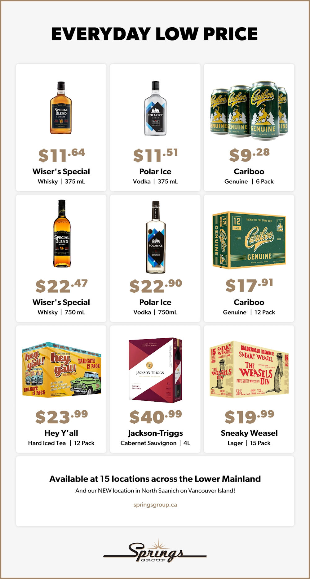 everyday low price items July