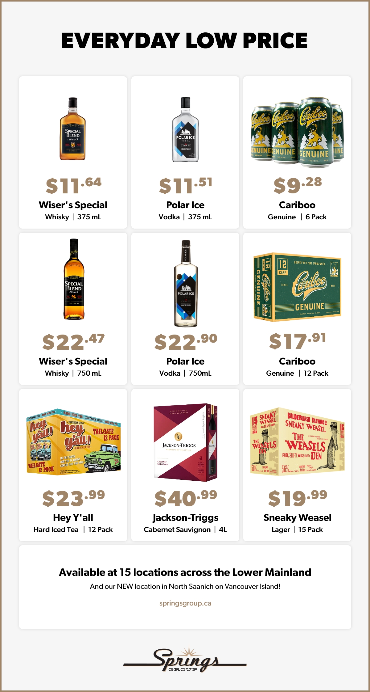everyday low price items July