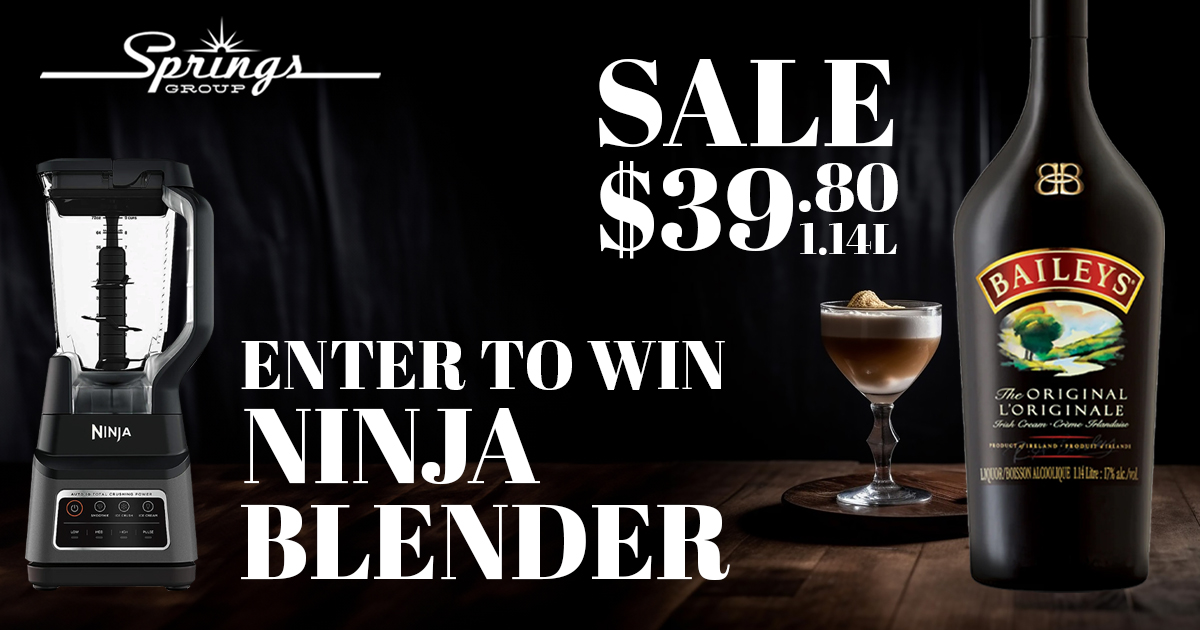 Baileys Ninja blender giveaway