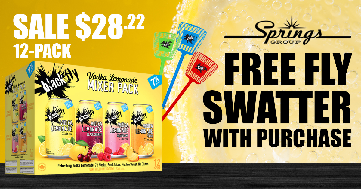 Blackfly July free flyswatter 