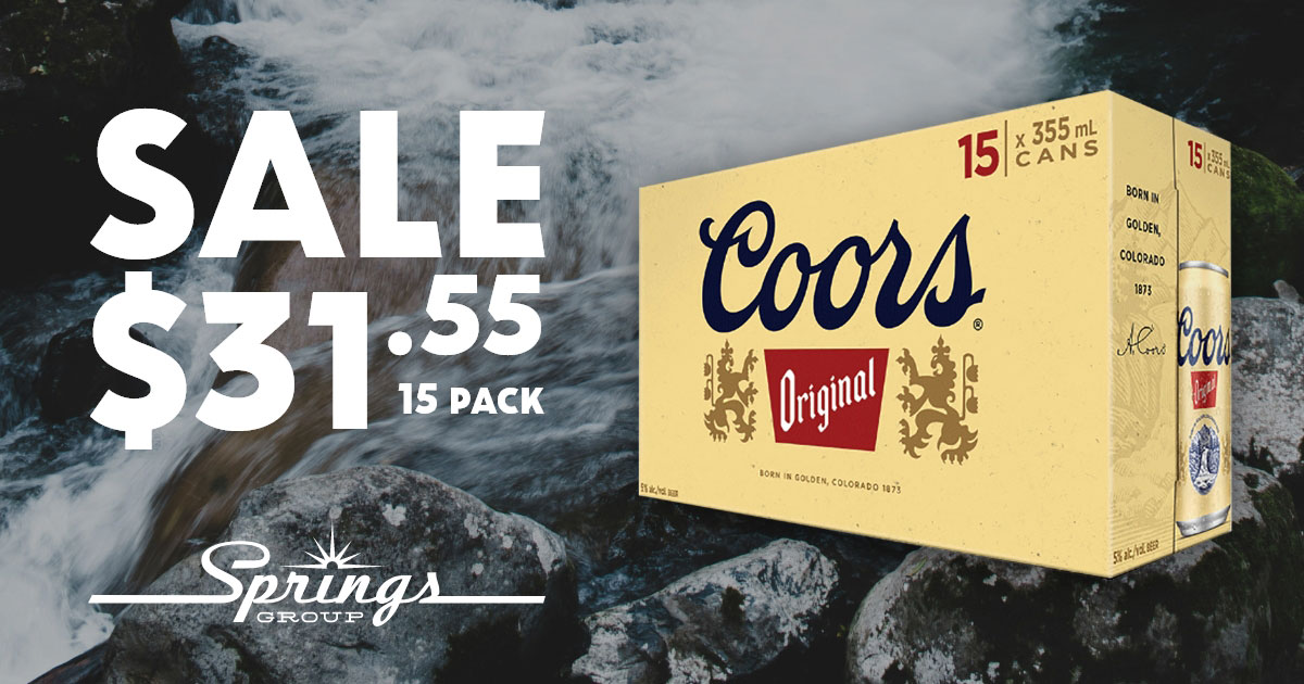 Coors Original 15-pack September