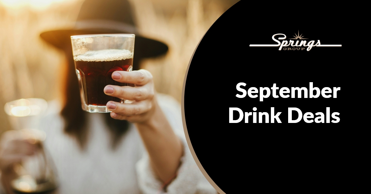 September 2025 drink deals