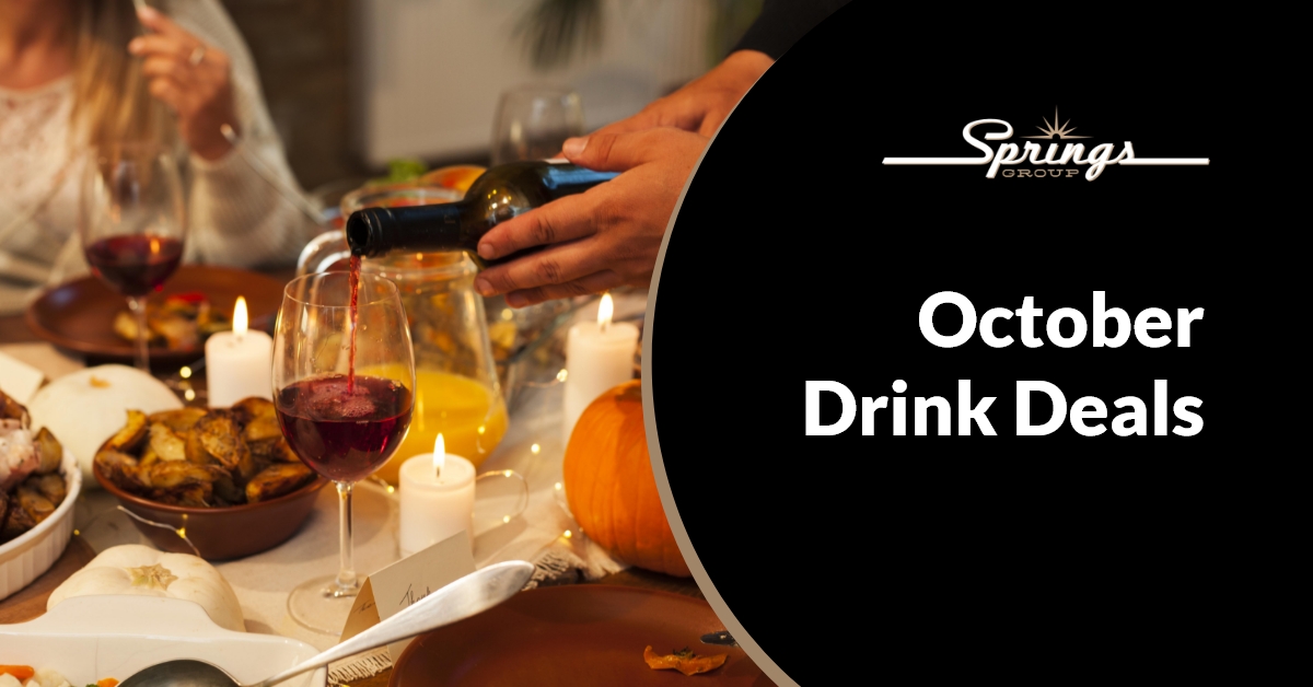 October 2025 drink deals and giveaways