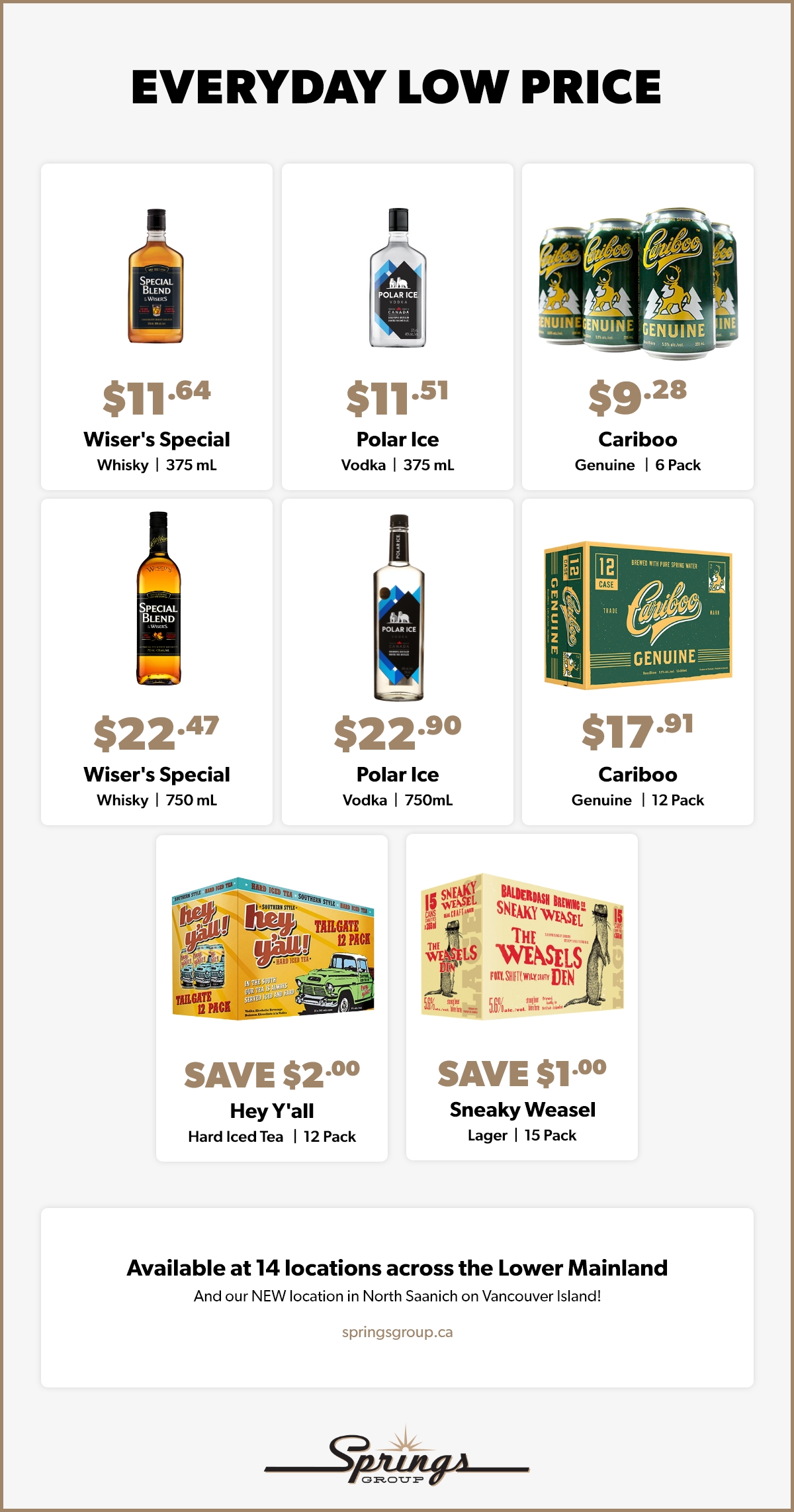 everyday low price items for November