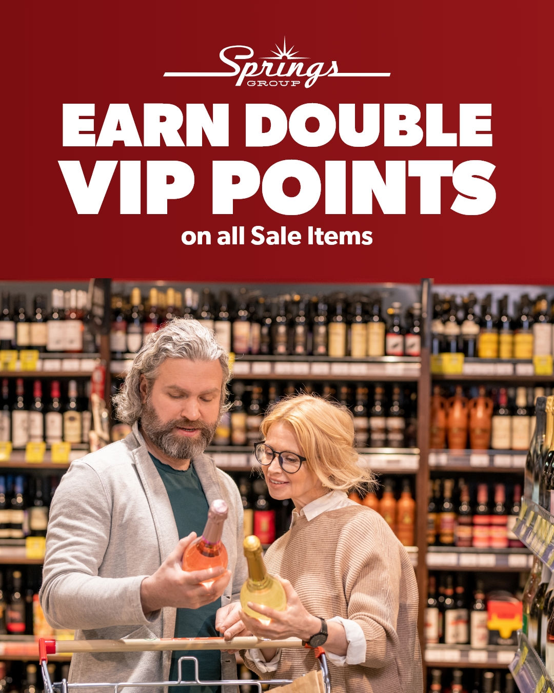 earn double VIP points on sale items