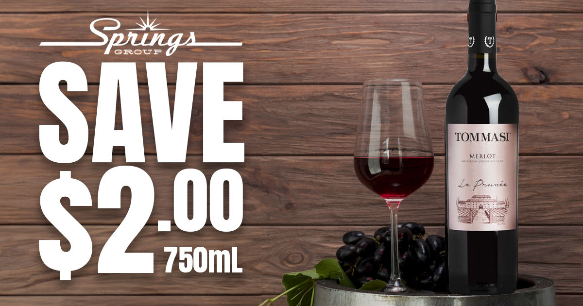 Tommasi Merlot save $2