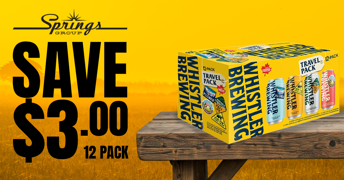 Whistler Brewing Travel Pack Jan 2026