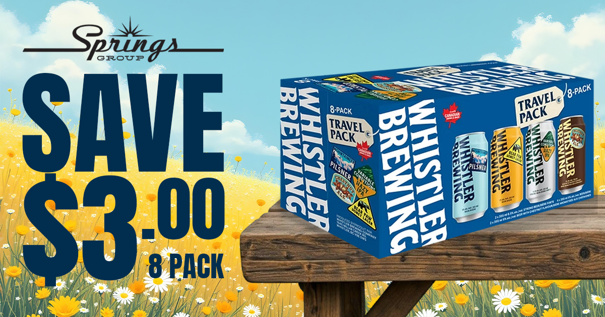 Whistler Brewing Travel Pack save $3
