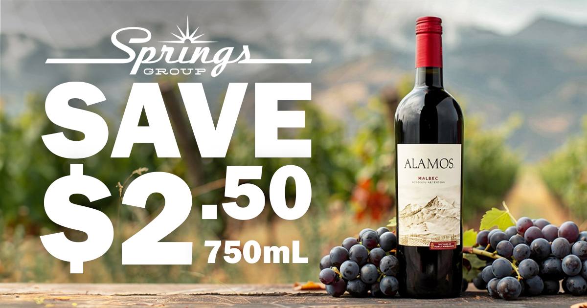 Alamos Malbec save $2.50