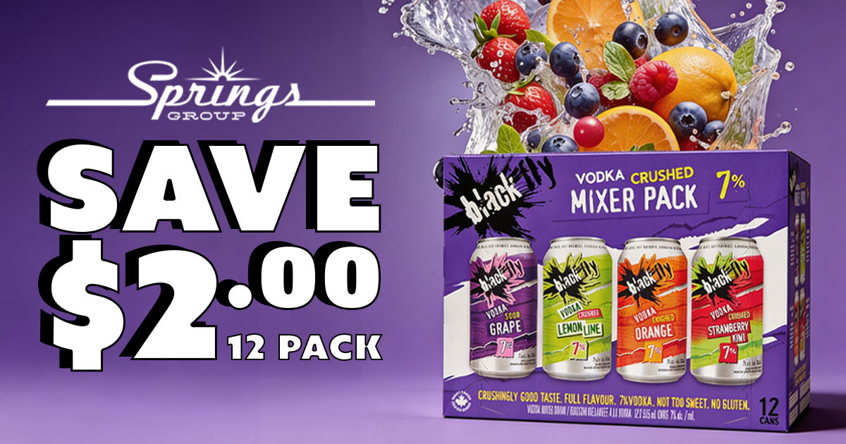 Black Fly Crushed Mixer Pack 7% save $2