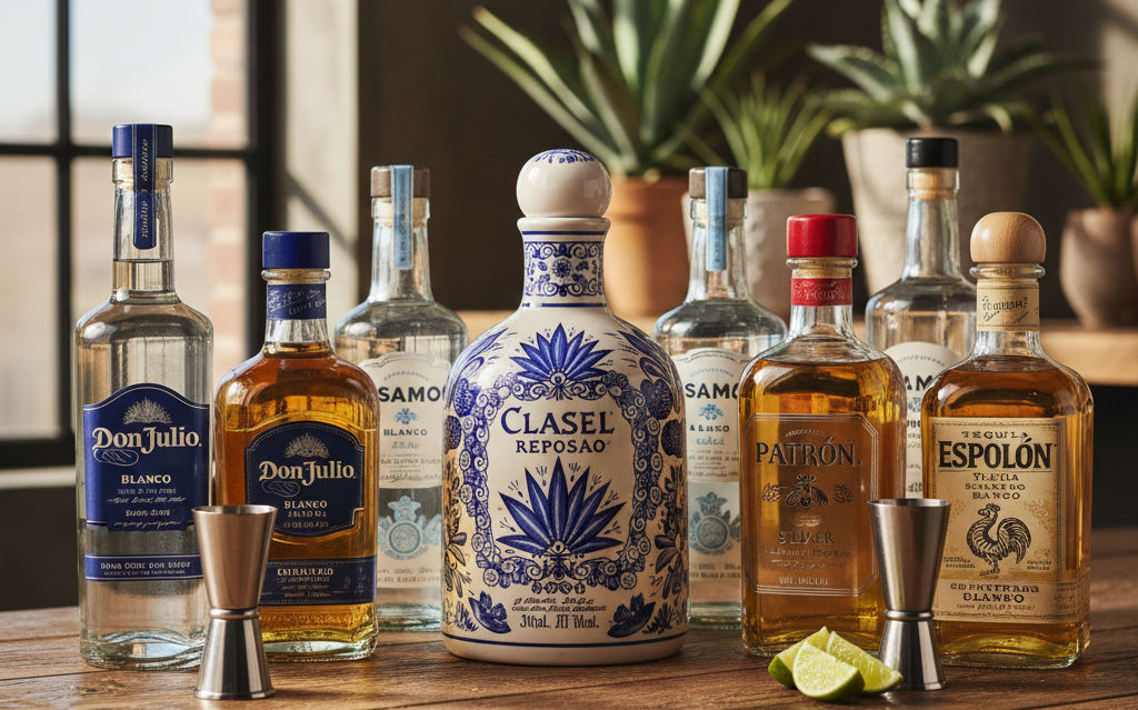 collection of tequila brands