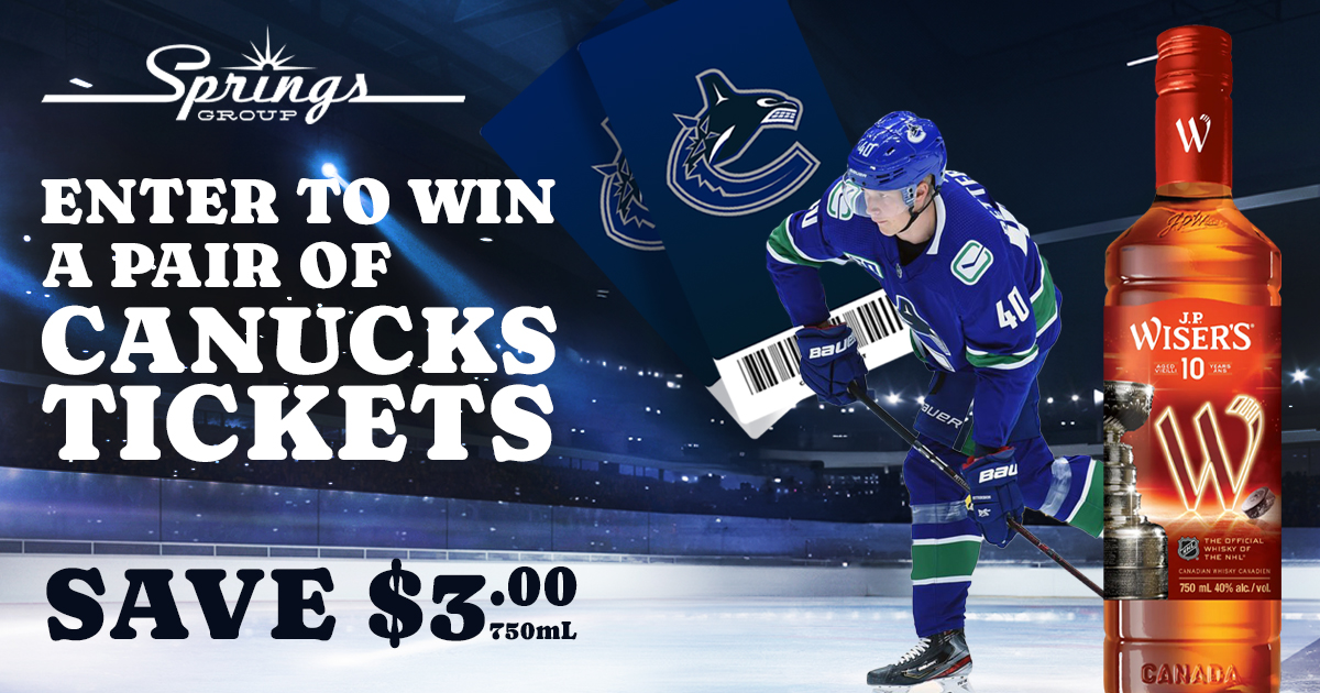Wiser's 10 Year NHL Edition - Canuck's tickets