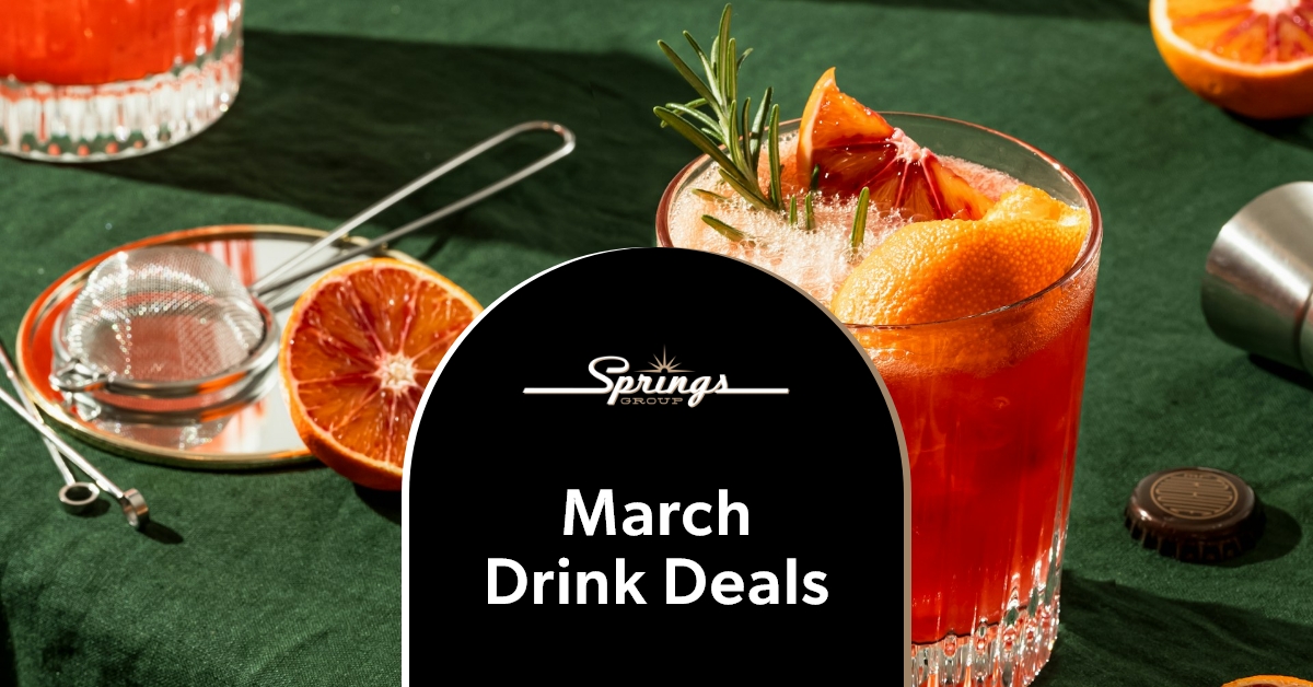 March 2026 drink deals