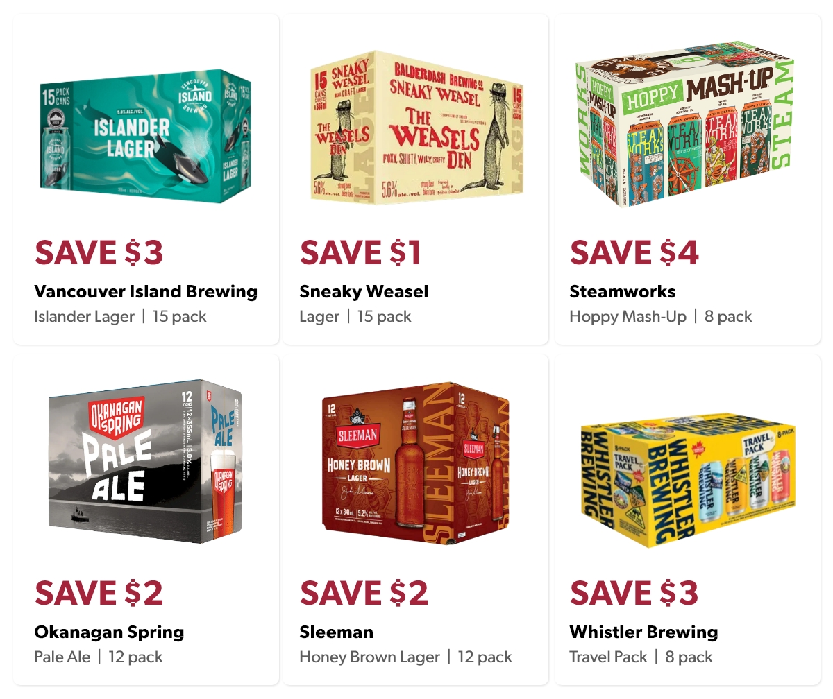 beers on sale in March