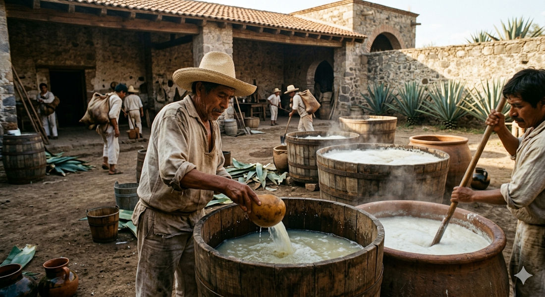 old brewing techniques in Mexico
