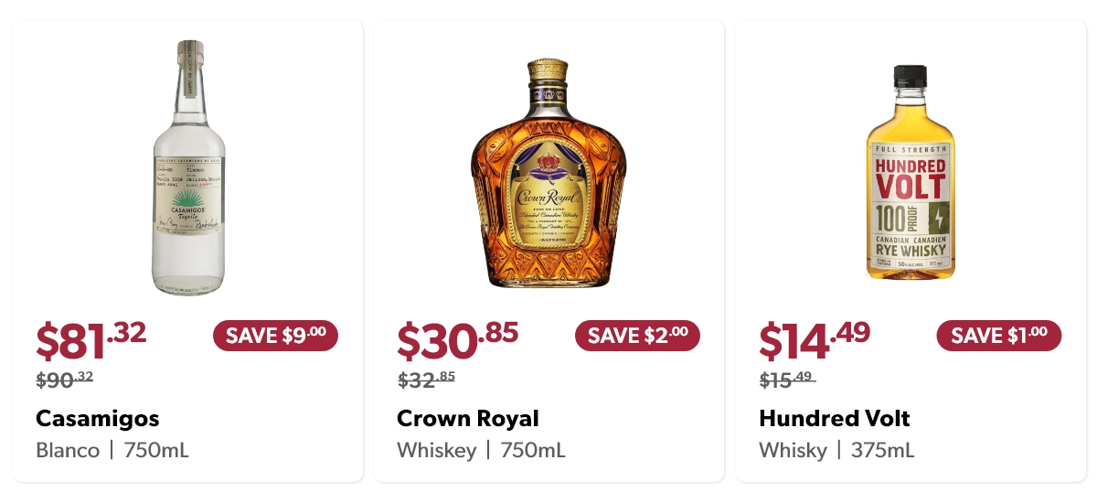 spirits specials May 2026