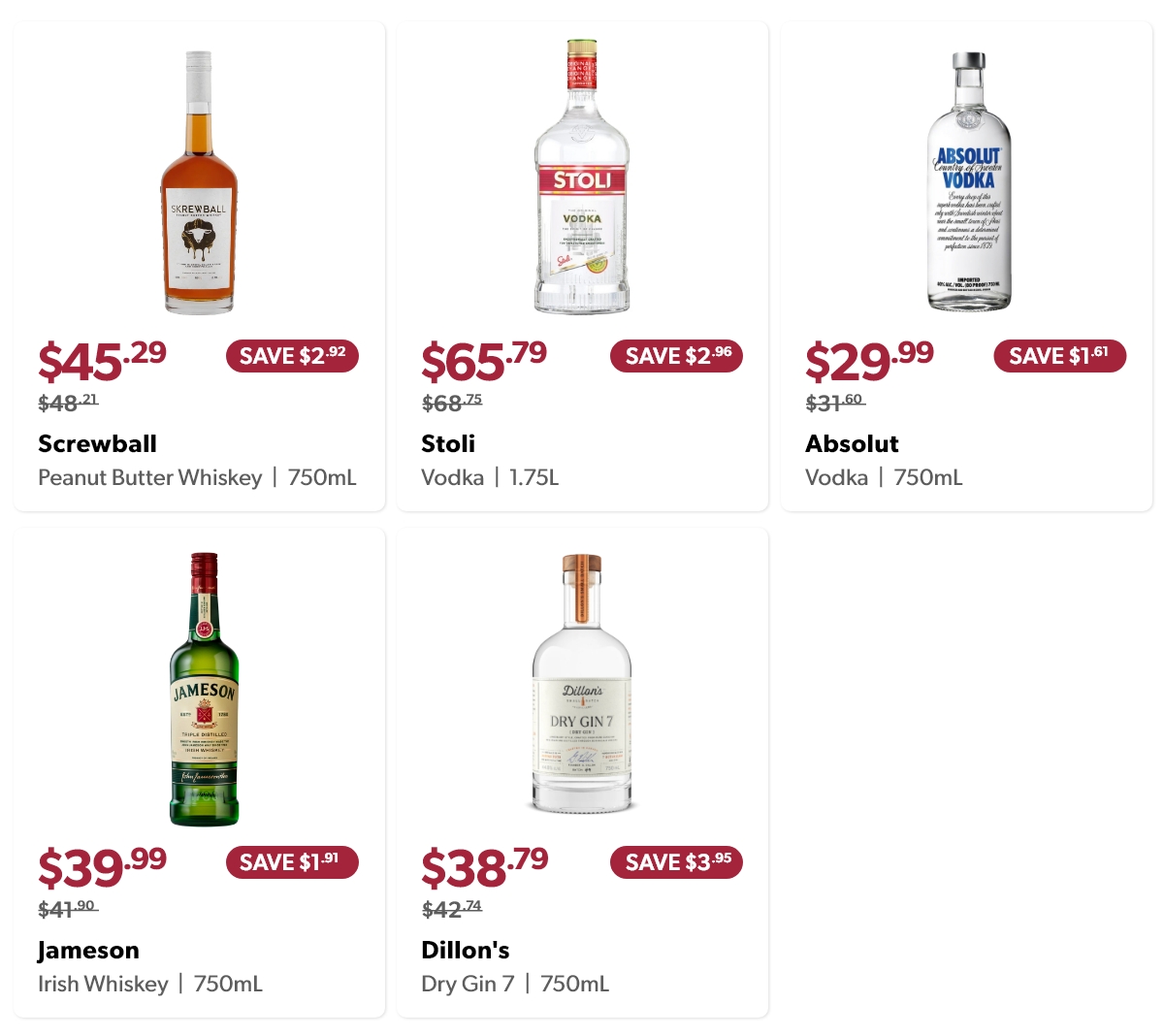 deals on spirits August 2026