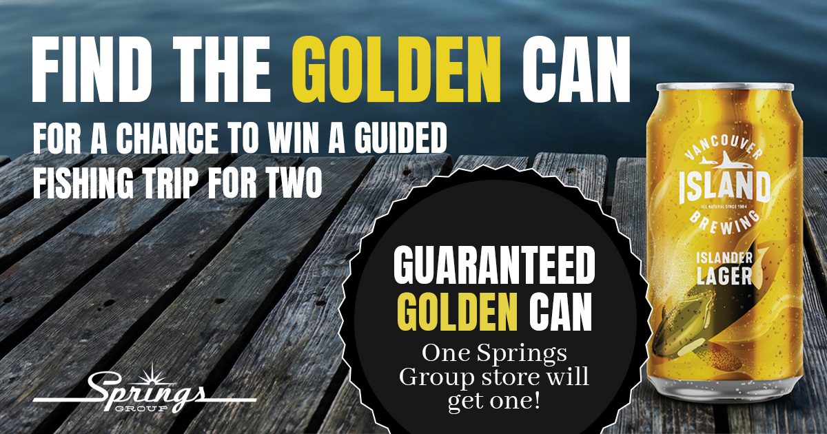 VIB golden can fishing trip prize